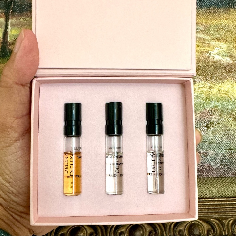 Parfums De Marly DELINA Discovery Sample Set - Delina, LA ROSÉE, Exclusif